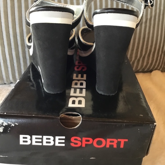 Bebe sport heel sandal size 6 - Picture 4 of 6